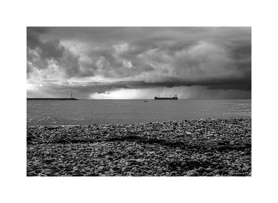 Unwetter am Hafen · Montenegro, 2022