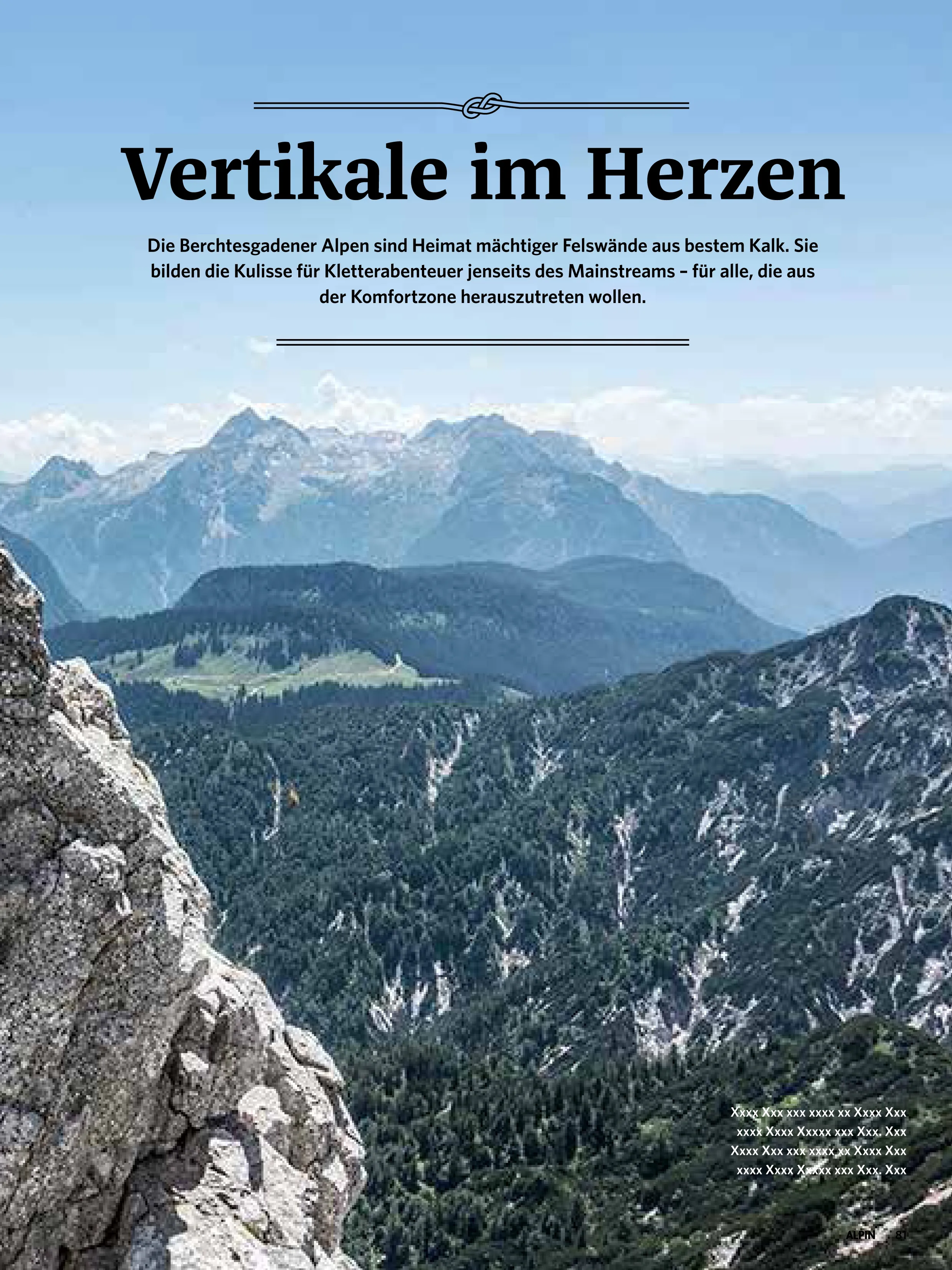 Vertikale im Herzen
