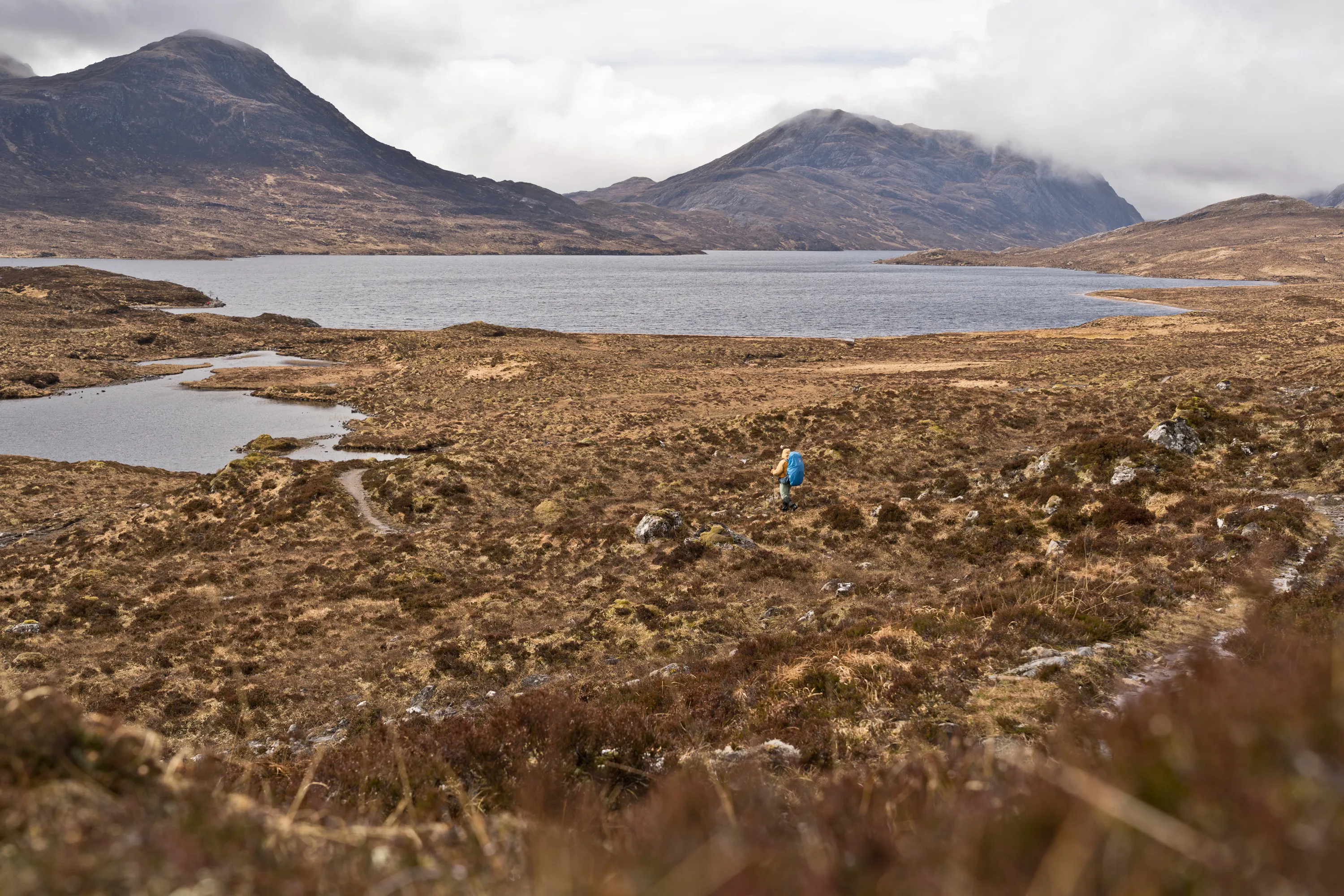 Wanderer auf dem Cape Wrath Trail von Sebastian Steude als Beispielarbeit