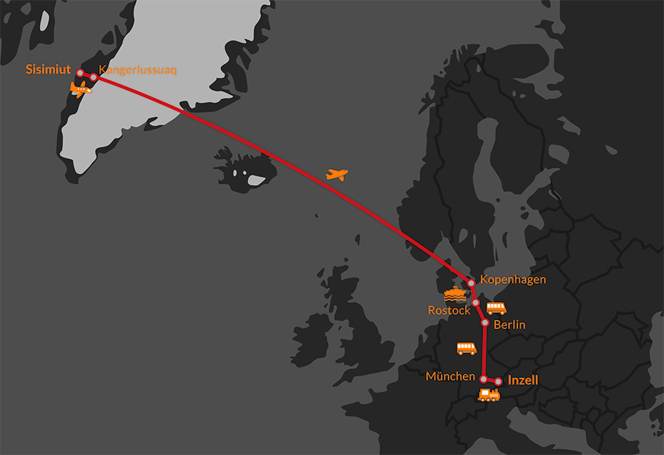 Karte 1 zu Arctic Circle Trail