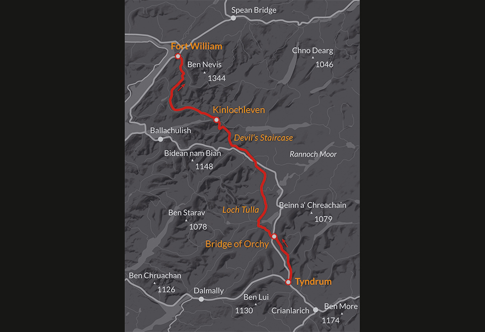 Karte 1 zu West Highland Way