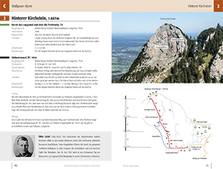 Eine Seite aus dem Buch Bergfuehrer Bayerische Voralpen und Nordtirol