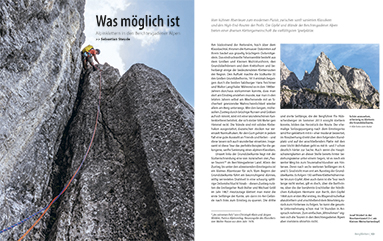 Ein Auszug aus der Reportage Was möglich ist ueber das Alpinklettern in den Berchtesgadener Alpen
